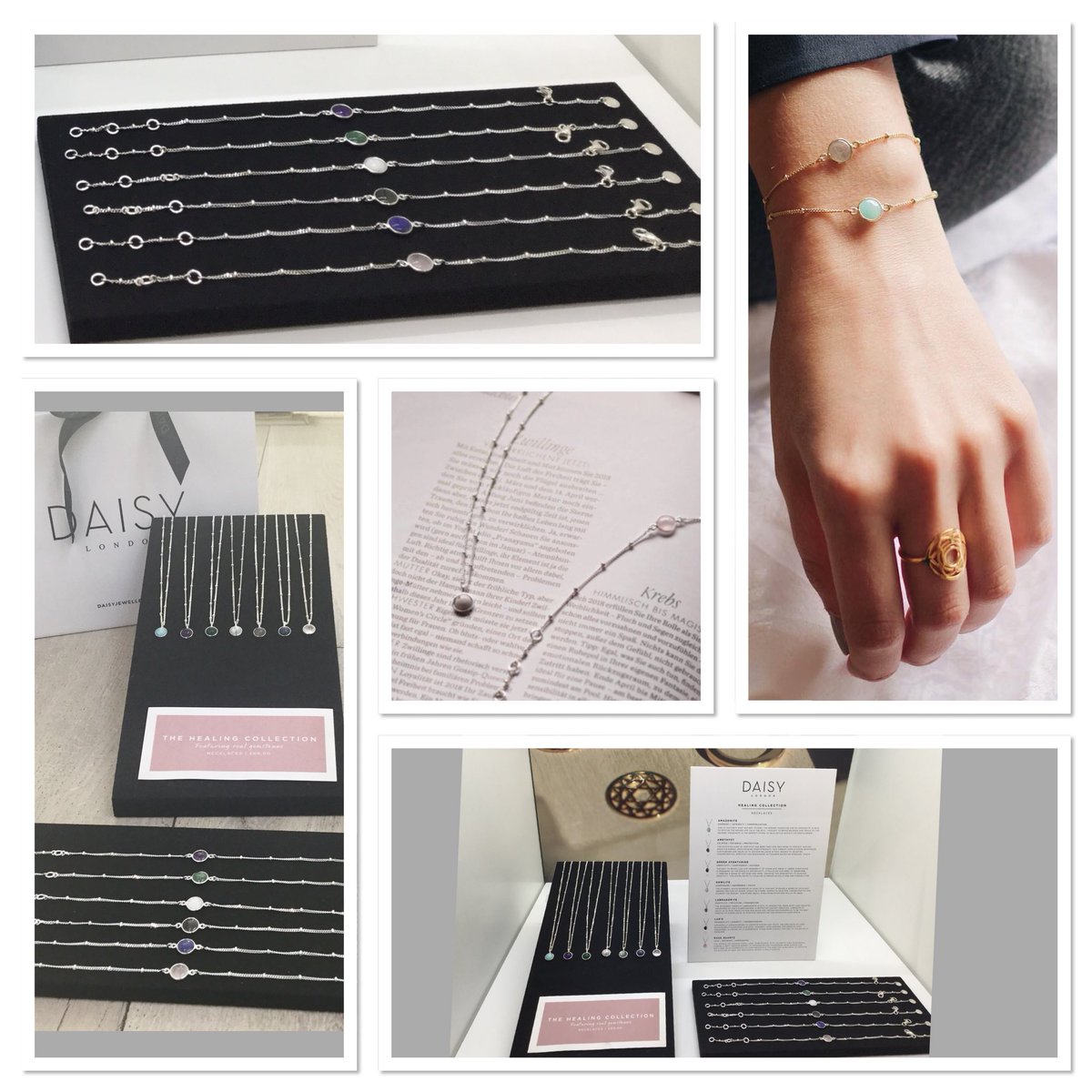 rue5__'s tweet photo. More than just jewellery. It’s about effortless pieces you won’t want to take off that has meaning 💞@daisy_jewellery #healingcollection#harmony#integrity#calming#protection#focus#positivity#honestly#love#compassion#intuition#imagination#tranquility#optimism#success#creativity https://t.co/pDpnYqq6Rn