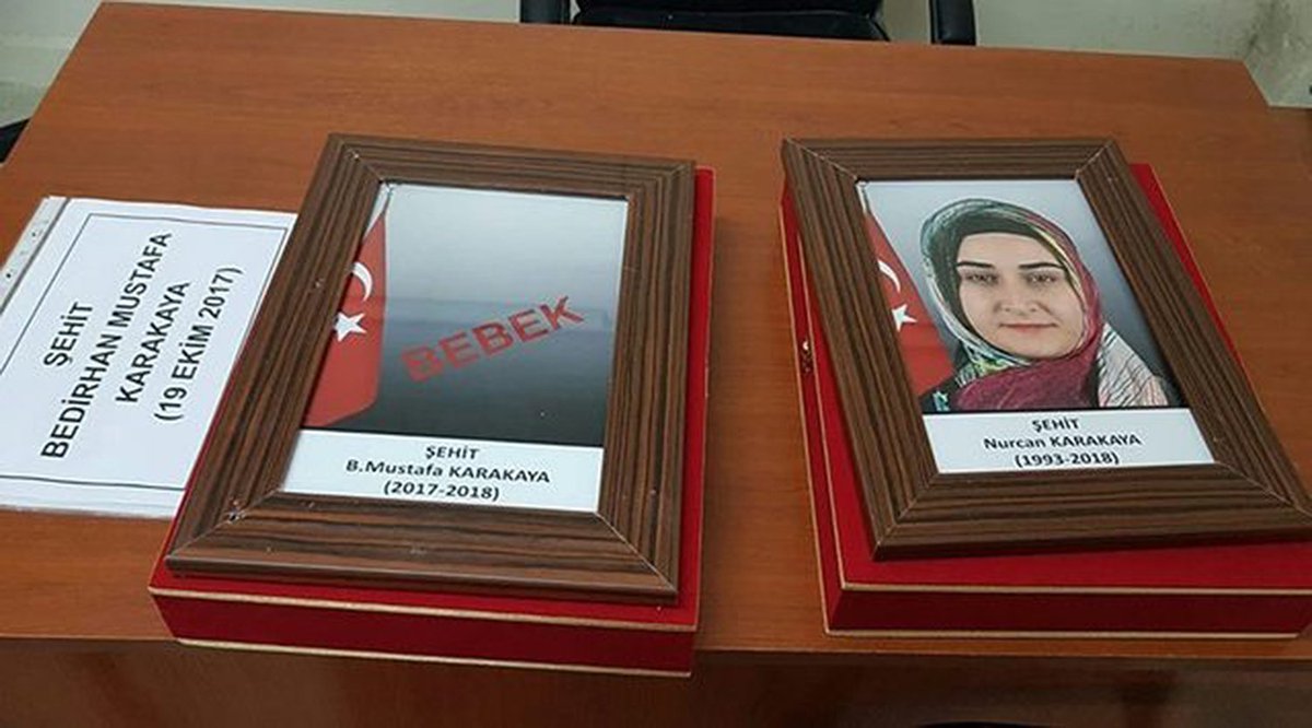 Bu boş çerçevenin içinde PKK terörüne omuz veren, moral veren, destek veren tüm kalleşlerin vebali var. Bu boş çerçevenin içinde şehidimizin mübarek kanı, aziz milletimizin izzetli öfkesi var. Hesabı kapatıncaya dek mücadelemize devam edeceğiz.