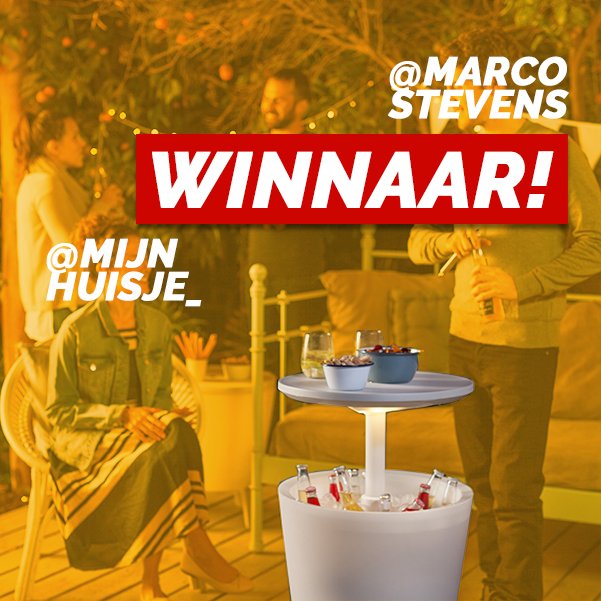 W I N N A A R = B E K E N D! @mijnhuisje_ gefeliciteerd! Je hebt de #illuminatedcoolbar gewonnen!