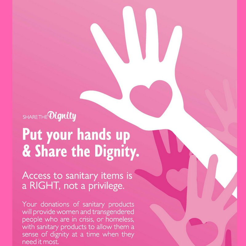 We're getting involved ... are you? Support the Share The Dignity Drive @sharingdignity Find out where to donate here sharethedignity.com.au/dignity-drive-… #sharethedignity #endperiodpoverty #dignitydrive #donatenow