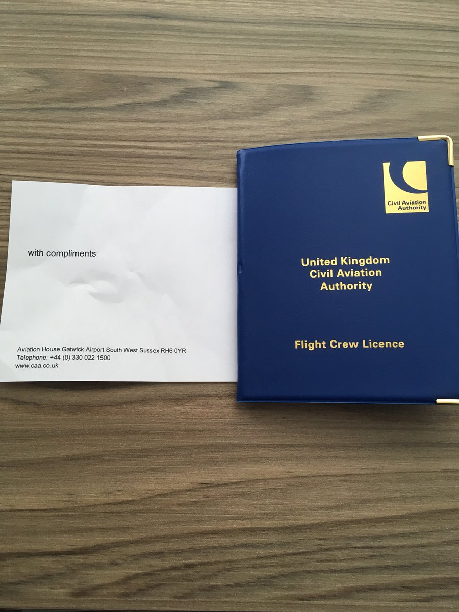 Just over a month of waiting, guess what arrived in the post this morning! :D #bookeraviation #ppl #CAA