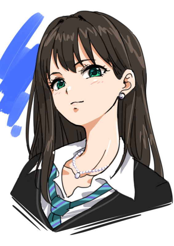 渋谷凛(シンデレラガールズ) 「らくがき 」|月影おやまのイラスト