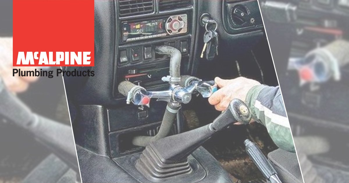 mcalpineplumb's tweet photo. If #plumbers were #mechanics… 😂 #fixedit #plumbingfail #mechanicfail https://t.co/L5NPpEUy8H