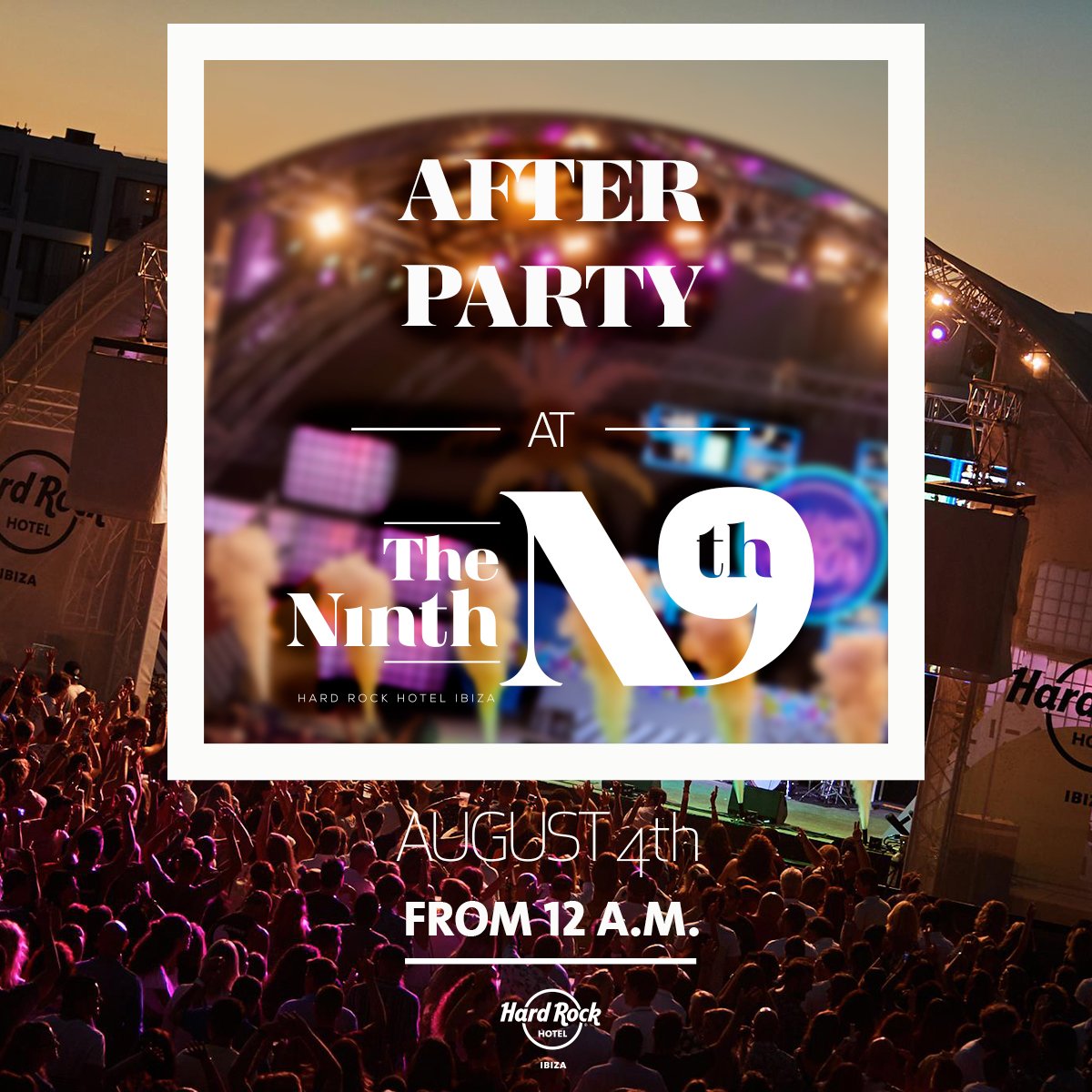 HRHIbiza's tweet photo. Are you missing the After Party of @childrenofthe80 at The Ninth Ibiza? See you at the rooftop of Hard Rock Hotel Ibiza. 😉
#HRHIbiza #Press9 https://t.co/EtMIIkcBNK