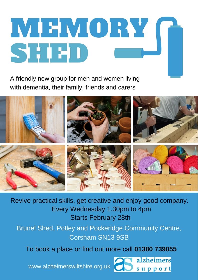 BeyondDementia_'s tweet photo. Since its launch in February our weekly Memory Shed at Corsham has supported people as they complete practical projects and form new friendships. We have room for more to join us. Please help spread the word! @CorshamWhatsOn @CorshamTC @corshamcampus @CorshamTown #DemAwareWilts https://t.co/hR01IMMY74