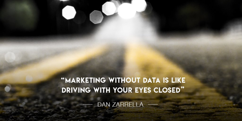 cim_marketing's tweet image. &quot;Marketing without data is like driving with your eyes closed&quot; #WednesdayWisdom