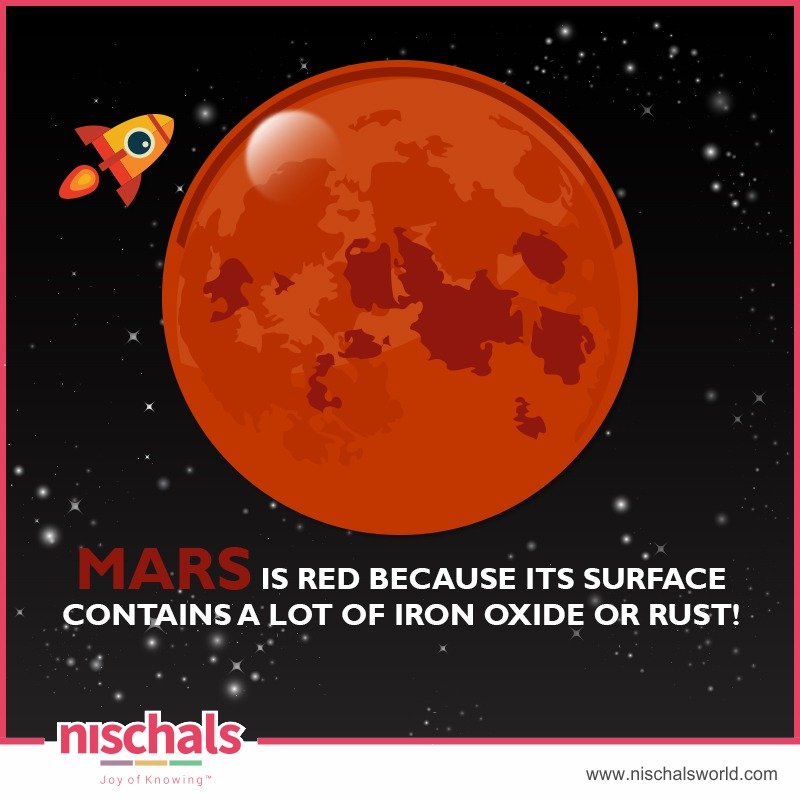 nischalssls2015's tweet photo. The set of reactions and mingling of new substances creates magic around us. Learning chemistry and practical stuff keep everyone interested in the subject. Here is an interesting fact you should know about Planet Mars.
#nischals #smartlearningsolutions #amazingfact https://t.co/TJakxxTZHn