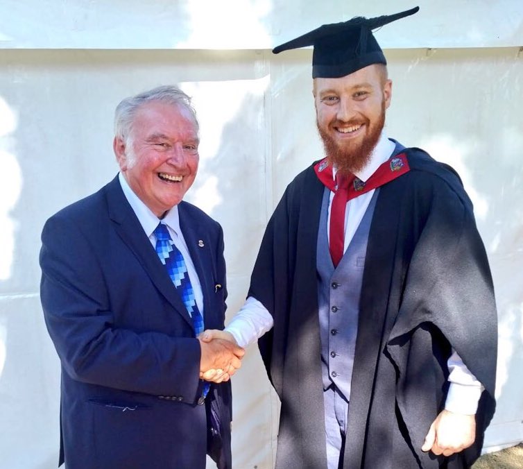 JubileeClipsLtd's tweet photo. Congratulations to Lewis Carter on receiving his First Class Honours BEng Degree in Mechanical Engineering Technology from @UniofGreenwich! #workplaceskills #JubileeClips https://t.co/m1Y8U1Qgwn
