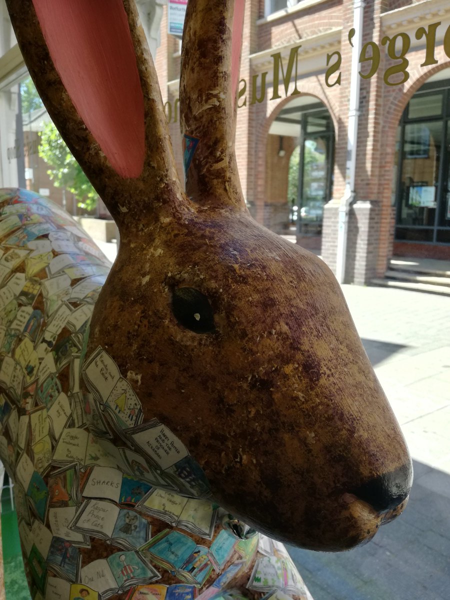 We are closed for a couple of weeks, but you can still see our magnificent @GoGoHares2018 leveret. Created for us by the super-talented young people of <a href="/FirsideJunior/">Firside Junior School</a>, we think she's the best! #gogohares