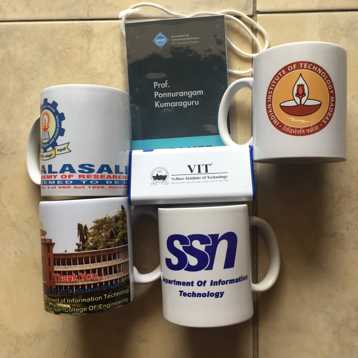 ponguru's tweet photo. #OneAcademicTour #LoadsOfMemories #HumblingExpereince #Souvenirs #ProfGiri #CEG #VIT #SSN #IITM #TCE #KARE #Chennai #Vellore #Madurai #KrishnanKoil #PKTour Stay tuned on the travelogue! #Week13 #Sabbatical #IIITH \c @SSNInstitutions @cherrymp @ACM_VIT @iitmadras https://t.co/RKOWnmz0T7