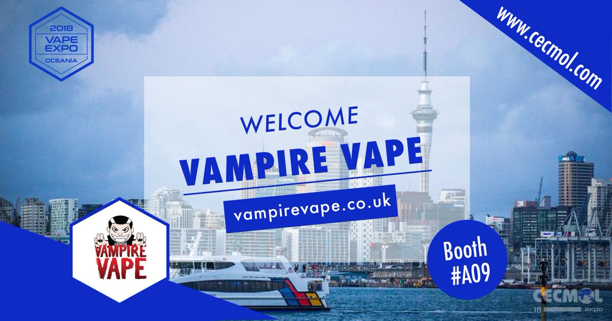 cecmol66's tweet photo. Cecmol Vape Expo Oceania presents one of the biggest brands in the market of Vape, VAMPIRE VAPE !
😎Guarantee your Booth, we have already sold more than 50%
Cecmol, the world at your reach🌏
#vape #cecmol #vapeexpo #vapeexpooceania @vampirevapeloun @Vampirevapede @VampireVape https://t.co/0ZgmueRKez
