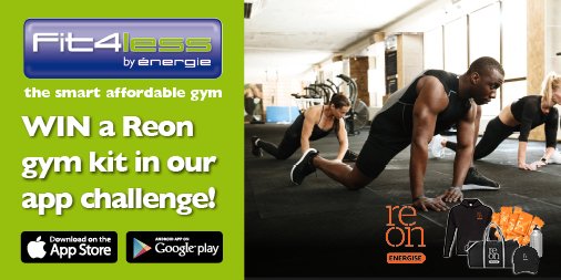 We’ve teamed up with @Reon_UK to help you combat those calorific summer BBQs! Burn 8000 calories in our August app challenge for a chance to win 1 of 10 Reon gym kits. Find out more here energiefitness.news/summer-bbq-burn #énergieFitness #AppChallenge #SummerBBQBurn