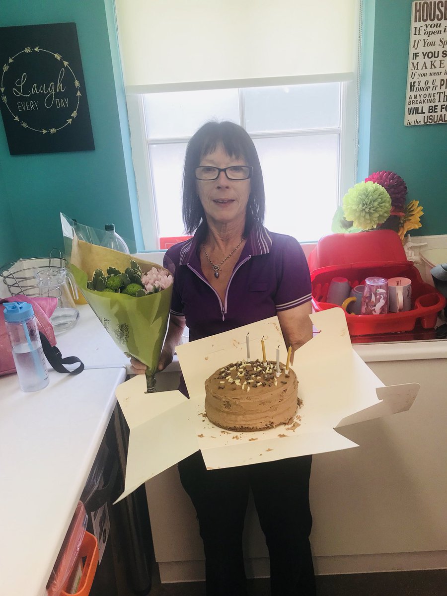 Birthday celebrations with homemade chocolate cake 🎂 Happy Birthday Tracey! <a href="/Lauraloolooo/">Laura Tait</a> <a href="/SWWalesSolus/">#500PImiles</a>