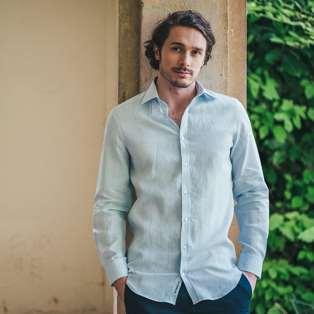 Florence, our classic light blue linen shirt. A summer go to and a holiday wardrobe staple.
#linenshirts #lightblue #ott #picoftheday #malemodel #fashion #mensfashion
