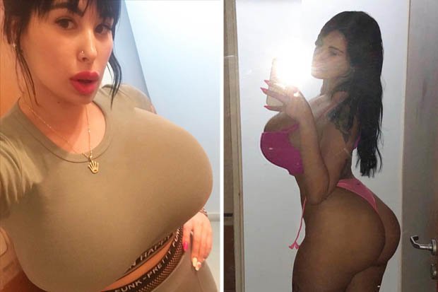 Daily Star on X: Woman with size 34 JJ boobs wants perfect Kim