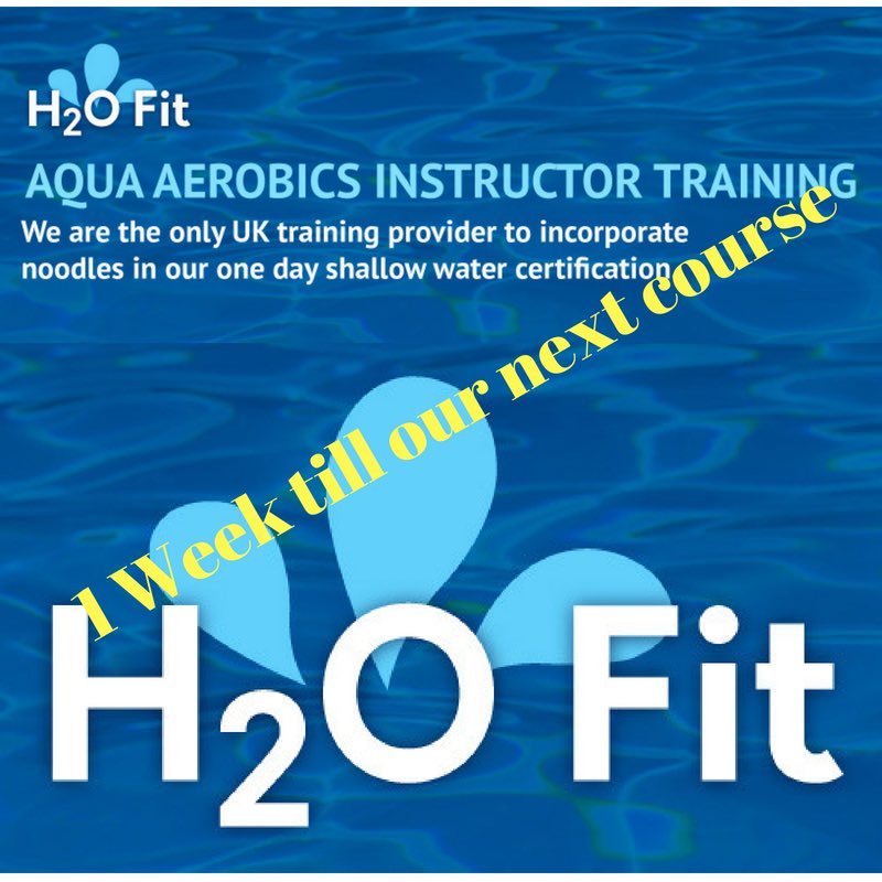 fit_h2o's tweet photo. Do you want to train to be an #aquainstructor? We have a couple of spaces left on our #Cheshire course next week in #bollington Pm for more details or visit the website, https://t.co/r7529abHKz https://t.co/oIzV3SsBAA