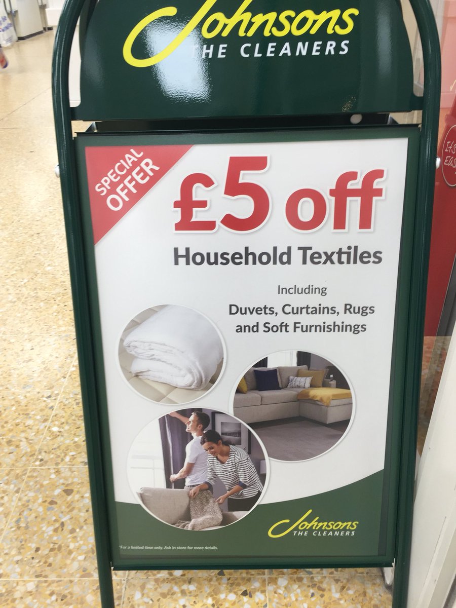 CleanersJohnson's tweet image. Offers for August come &amp;amp; see us