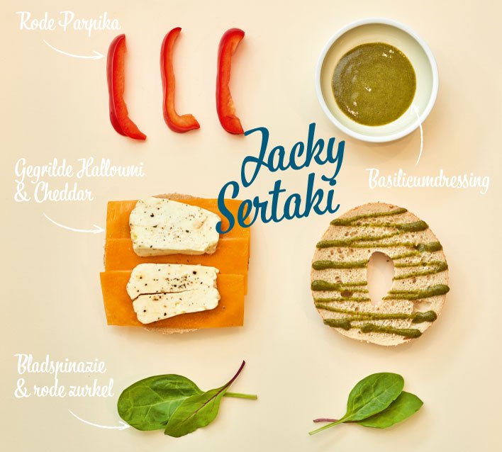 Nieuwe maand, nieuwe bagel burger in de spotlights: spontaan watertanden bij onze veggie bagel burger met halloumi, cheddar, spinazie en paprika! #wasbar