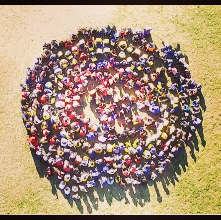 We attempted a whole school Yarning Circle to mark the end of our NAIDOC Week celebrations. I think it looks good from above #NAIDOC2018 #BecauseOfHerWeCan #AboriginalEducation #celebration #yarningcircle #drone <a href="/CampbelltownEPS/">CampbelltownEastPS</a> <a href="/nat_claussen/">Natasha Claussen</a> <a href="/cook_janene/">Janene Cook</a> <a href="/KimPearce3/">Kim Pearce</a>