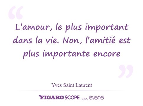 Citation D Amitié Evene