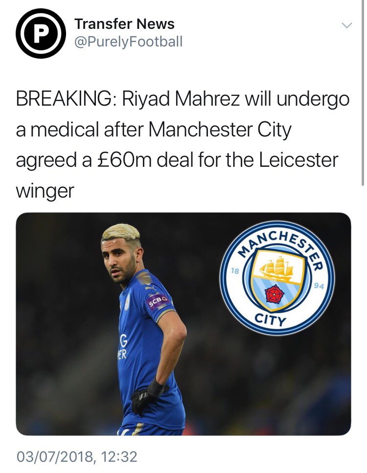 LiverpoolClips's tweet photo. Ronaldo✅
Torreira✅
Mahrez✅
Alisson✅

@PurelyFootball reported them before they were official👏

Want breaking transfer news for the rest of the summer? You should definitely follow them🔥 https://t.co/dO7z9roHhT
