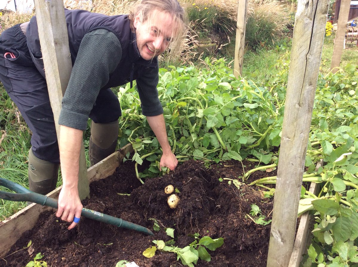 Harvesting fresh produce for tonight’s service. #crofttotable #farmtofork #farmtotable #freshisbest #skyelarder #realseeds #redroofskye