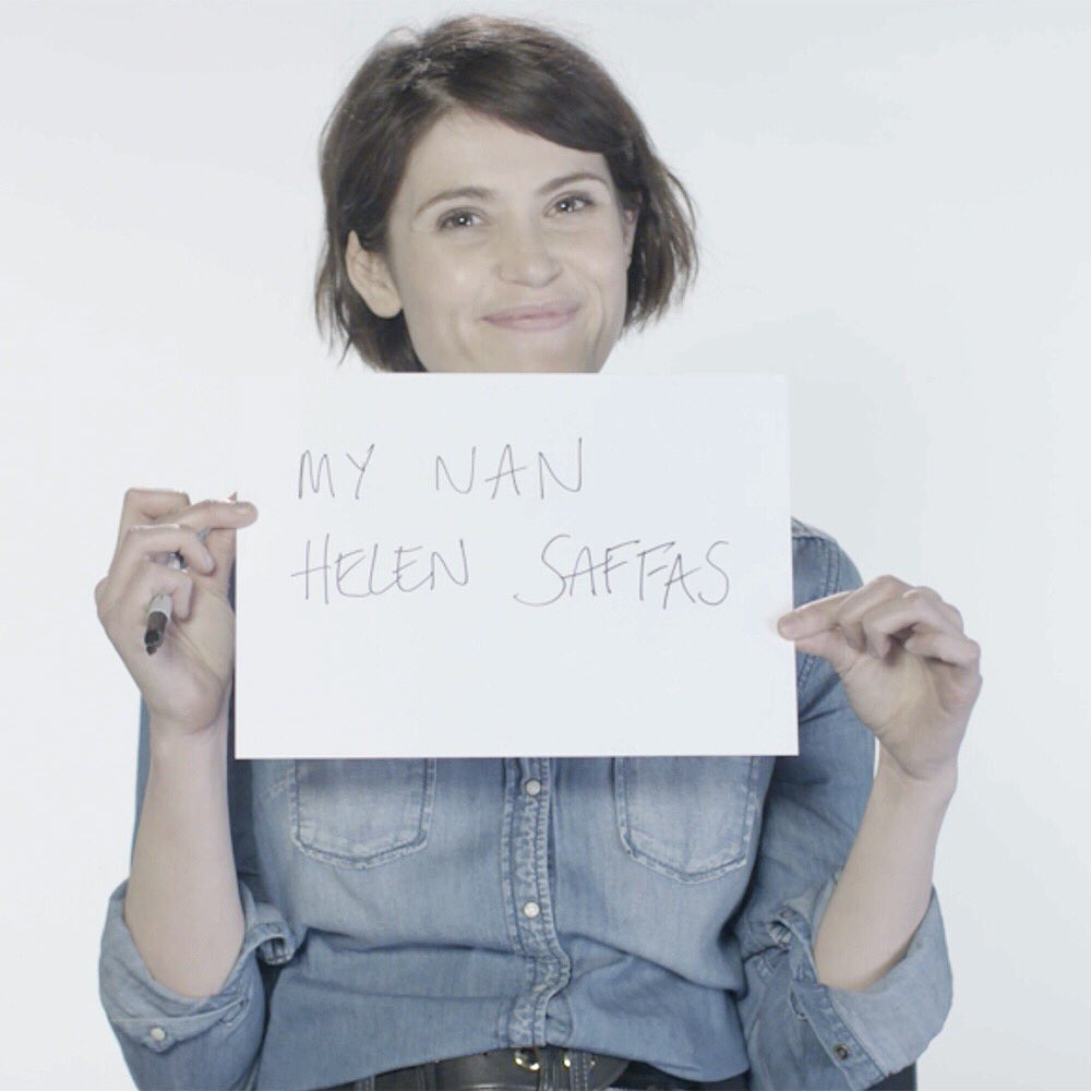 #WhoIsYourLeadingLady? Gemma Arterton chose her nan! “She’s the reason my sister and I have the creative streak, I always feel her with me. It’s a really gorgeous thing.” #LeadingLadyParts