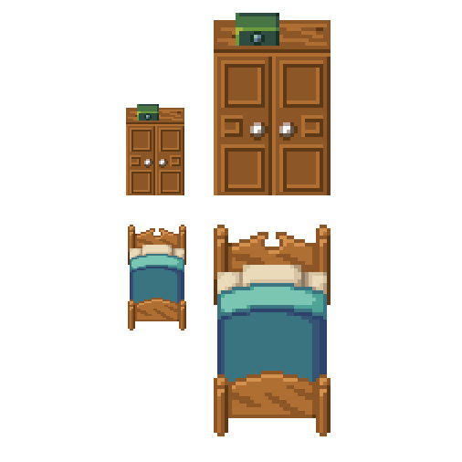 Shards Of Ascension On Twitter More Furniture Bed And Wardrobe