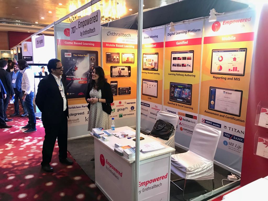 In conversation with Manoj Pillai, Co-founder &amp; Partner, RegalRays HR Consulting @ Tech HR 2018 #Empowered #Booth707 #gamification