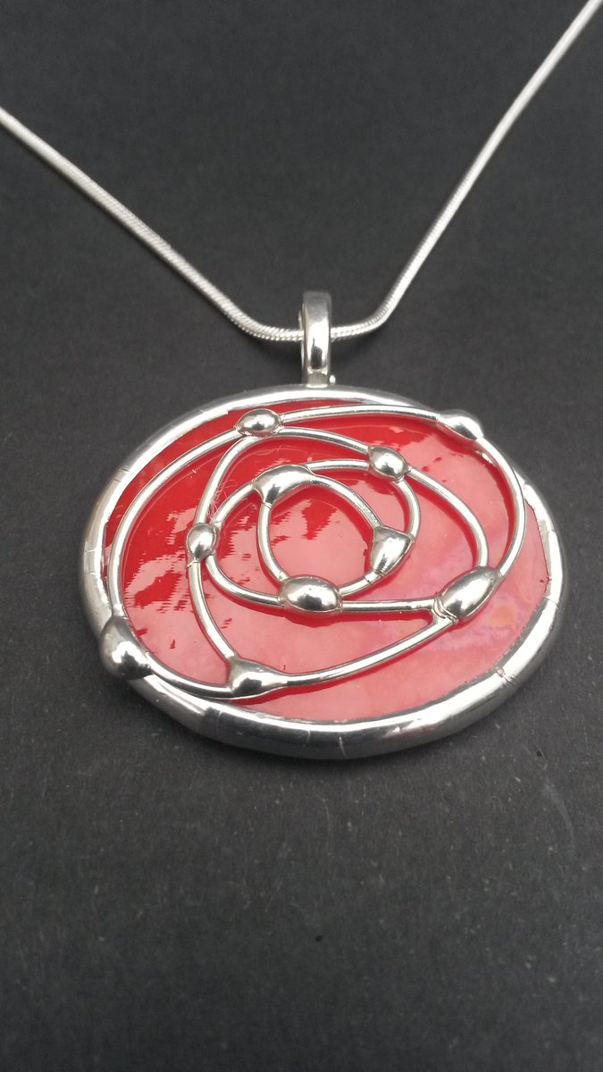 New stock of my Charles Rennie Mackintosh inspired #pendant and #brooch designs available now at @wtr_trust @atthewillow #Glasgow #Mackintosh150 #handmade #jewellery #Scotland