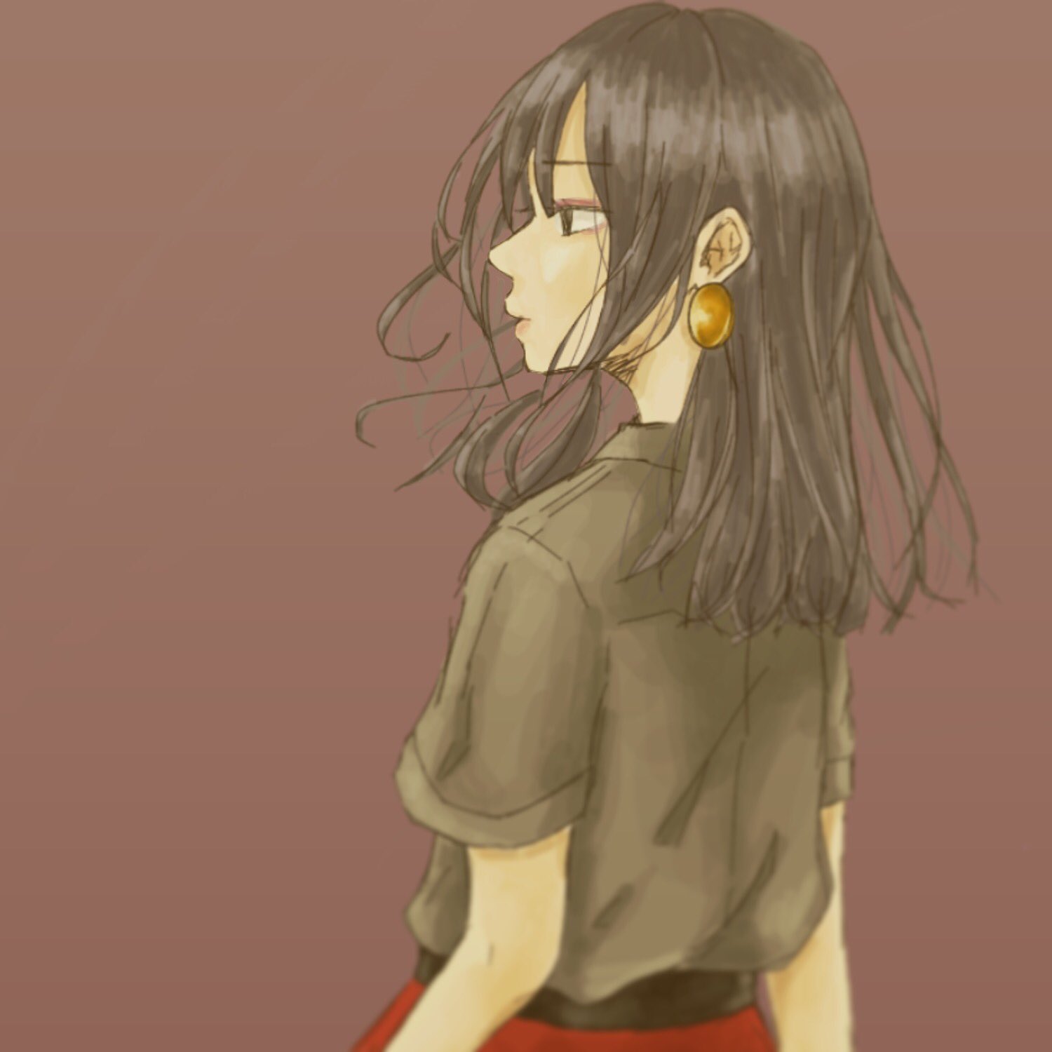 ね あ 久しぶりの絵 女の子 イラスト 久しぶり ピアス かーき 横顔 T Co Rjayyx6yqb Twitter