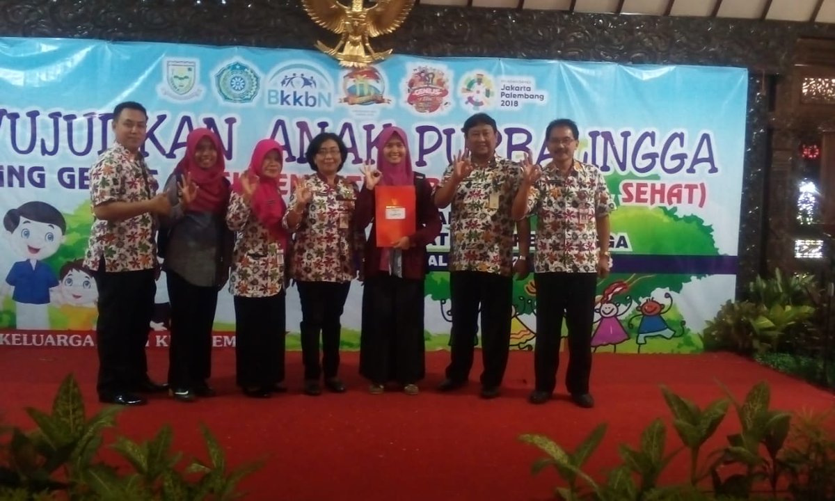 Peringatan Harganas XXV dan HAN Thn.2018 Tk. Kab.Purbalingga, di Pendopo Joyokusumo, 28 Juli 2018