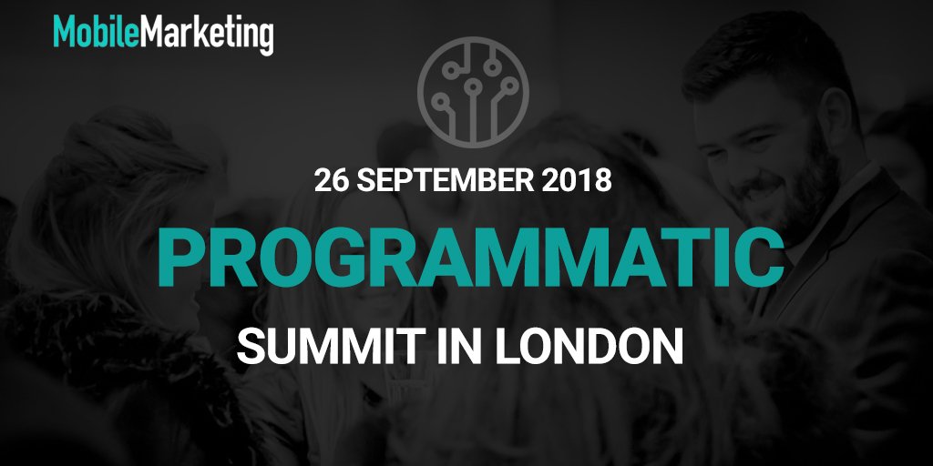 MMMagTweets's tweet photo. Join us for the Programmatic Summit London - your opportunity to discuss the digital ad landscape, ask all your pressing questions around #programmatic and learn about its impact on mobile. Spaces are limited, so register today!
https://t.co/CQ6SVwSoT4 https://t.co/LIDUyc5xMe