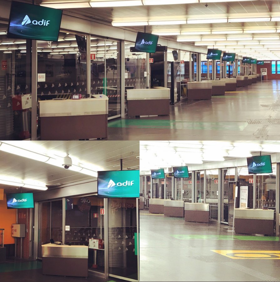 DenevaDS's tweet photo. Renewal of the Passenger Information System at #Madrid #Atocha railway station with our #DigitalSignage solution for #transport industry 📸 Thanks @retinnaDS for this wonderful pic! https://t.co/ZlGzwhH03n