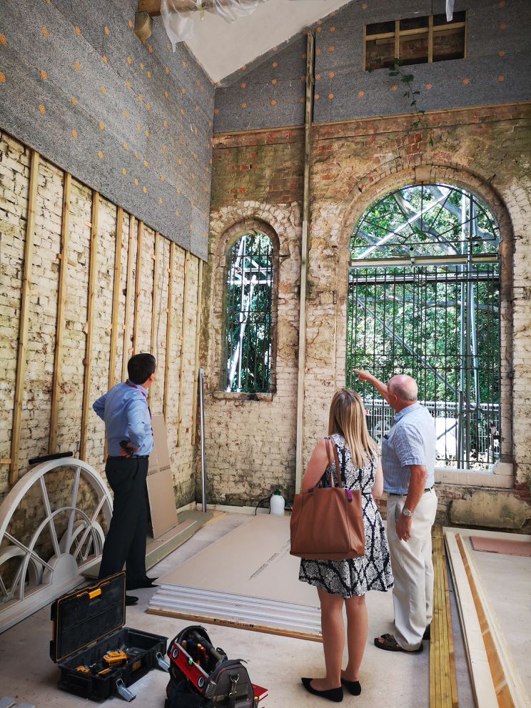 WisGenCem's tweet photo. Great site meeting with @anglianwater discussing volunteering opportunities with us. @bitc #wisbech #heritage @HLFEoE https://t.co/DccygeHF3a