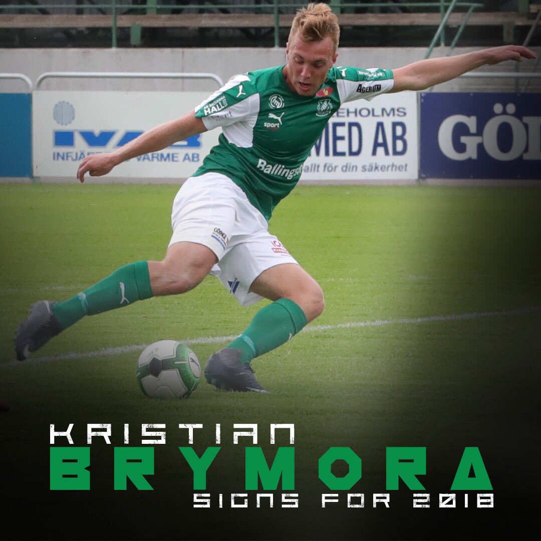 We are please to announce the permanent signing of Australian striker @kristian_brymora after a short period in Poland.

#minklubbhif #svenskacupen #hässleholm #hardworkpaysoff