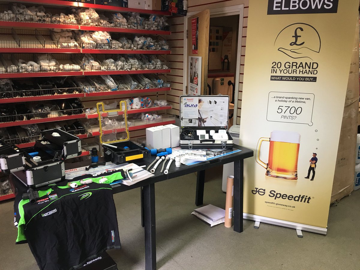 stevejgtech3's tweet photo. Get down to @plumbaseuk Morpeth to see a bigger range of @JGSpeedfit Be in with a chance of winning 20 grand and maybe have a pie. #speedfitgiveaway https://t.co/EQDcQ51Uey