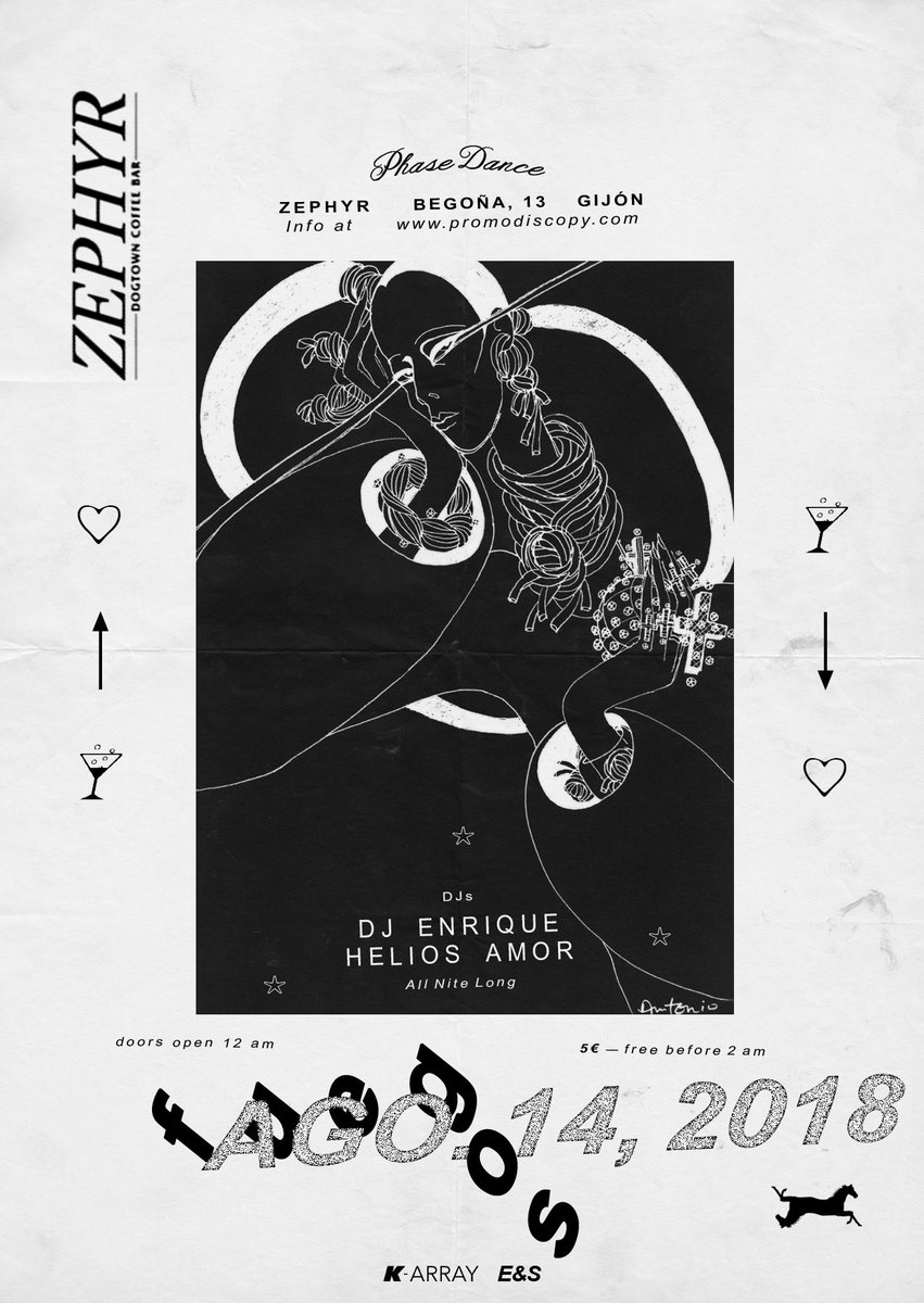 Promodiscopy's tweet photo. La noche de Fuegos vamos a concentrar todo el calor del universo en un mismo punto. Y ese punto es muy pequeño, ínfimo. Y oscila. Se llama  Phase Dance — en Zephyr Dogtown Coffee Bar... te esperamos!

Info: https://t.co/jNdlqZs3TK https://t.co/vOUNHCupus