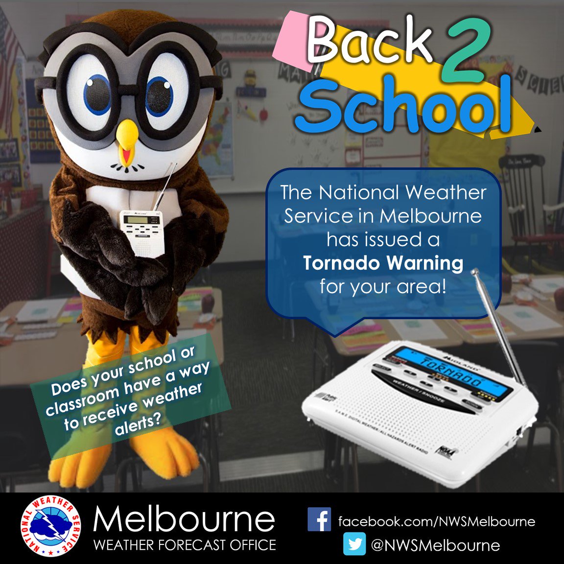 NWS Melbourne on Twitter "Its Weather Radio Wednesday! It is important