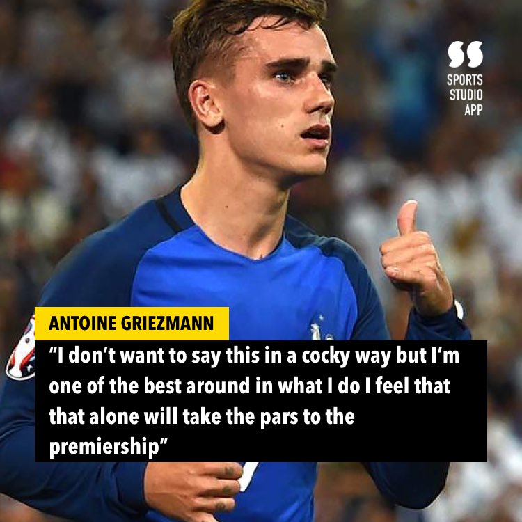 VFLParsTV's tweet photo. 🗣| Newest Signing Antoine Griezmann Speaks about the Quality he brings to #ThePars.

#WeAreParsTV 🎥
#COYP ⚫️⚪️ https://t.co/CLwwZA3Odl