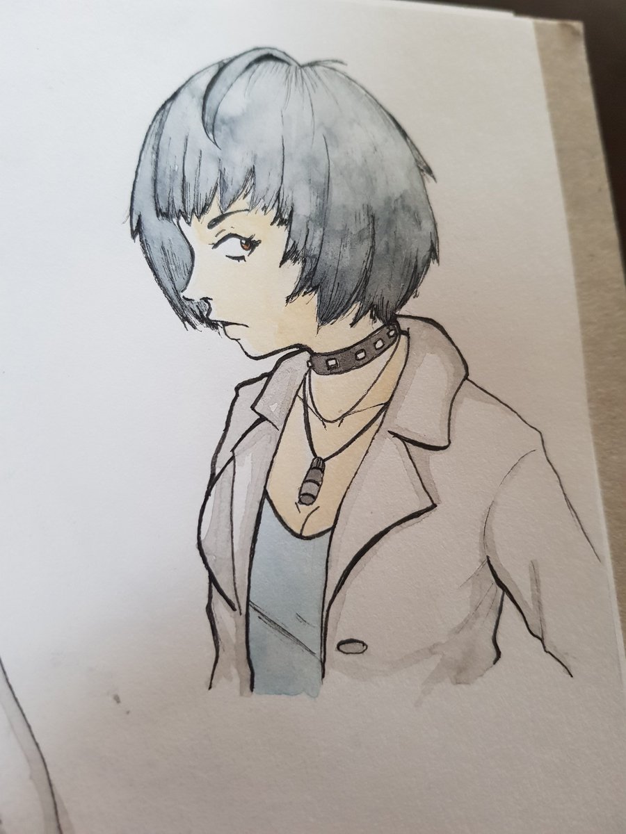 Watercolour doodles of the best #Persona5 character ;) #TaeTakemi 

#phandom #persona #megamitensei