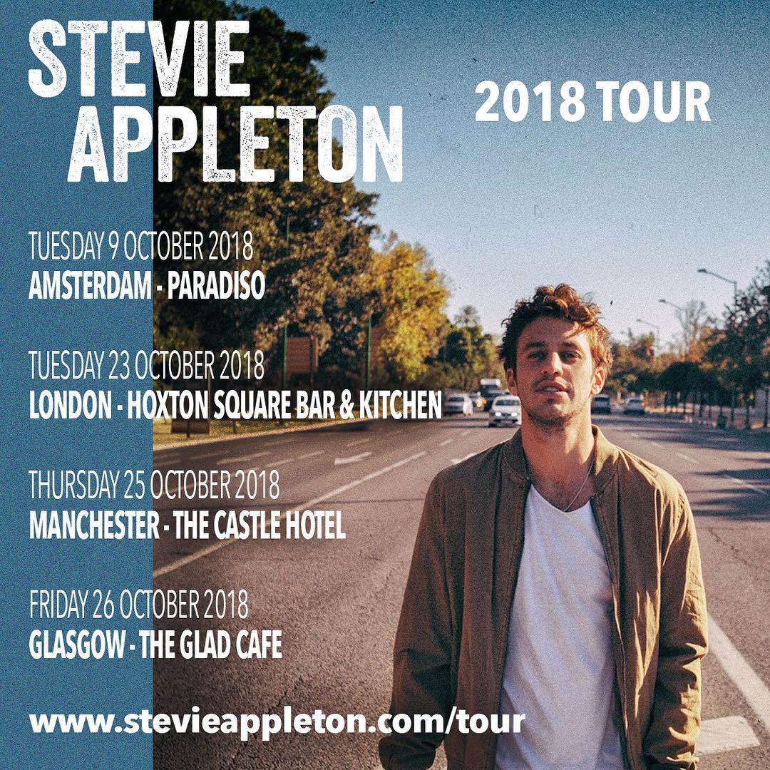 OCTOBER TOUR: London, Manchester, Glasgow, Amsterdam - Come and see me and my band live.⚡️wbr.ec/stevieappleton…