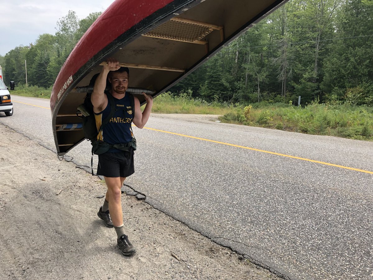Jammin11x's tweet image. As #ParrySound33 has re-routed Doug Scully and a dozen youngsters with Toronto’s Taylor Statten Camps on day 31 of 50 of their canoe trip, they’re carrying on (literally) through Killarney.

They’ll be shuttled past the French River to Lake Nipissing to avoid the smoke and fire.