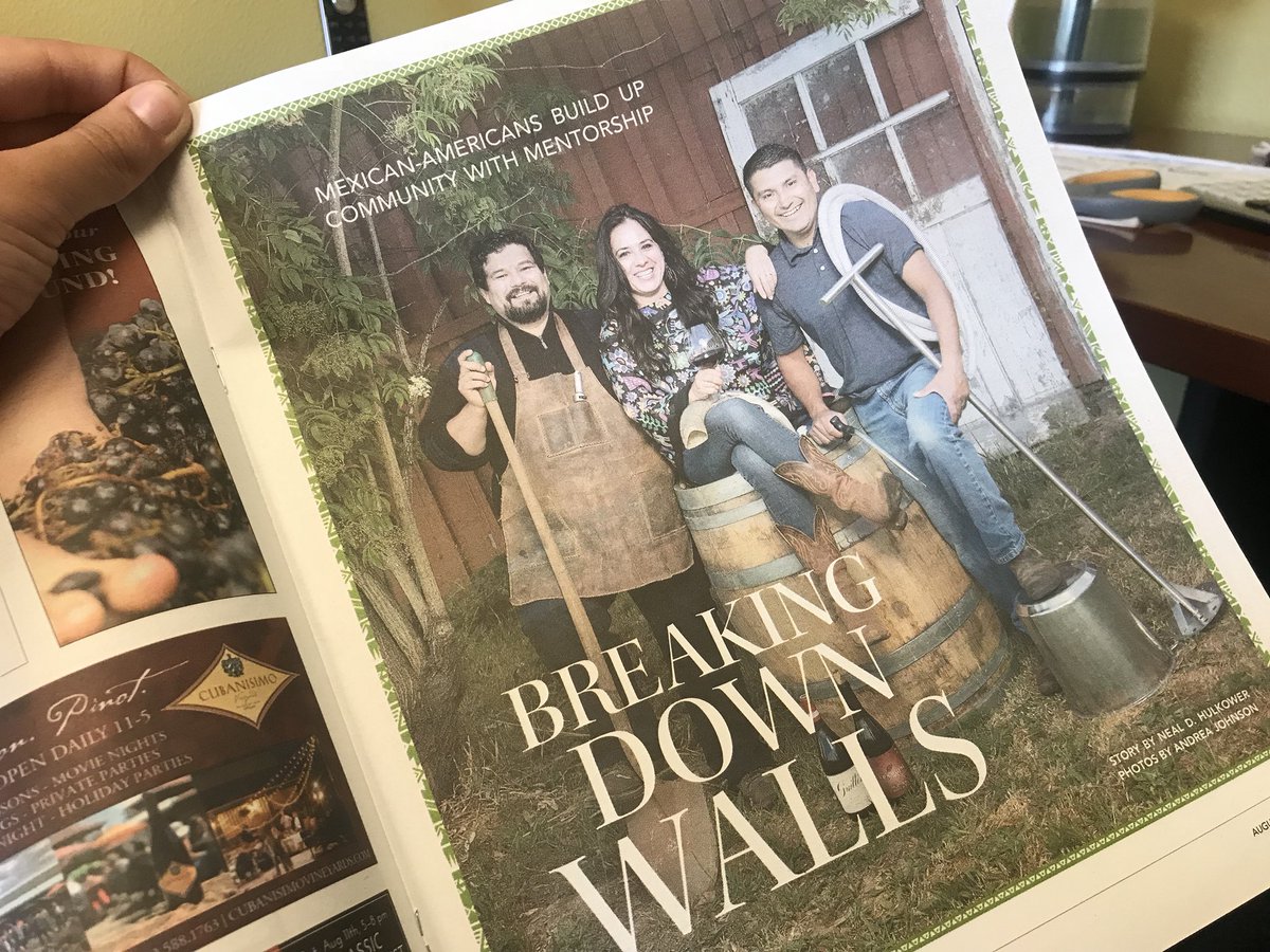 Diversity in print is so important. That’s why I’m SO pumped about the latest edition of @oregonwinepress! This is a must read story! 🍷🙌🏽 #orwine #breakingwalls
