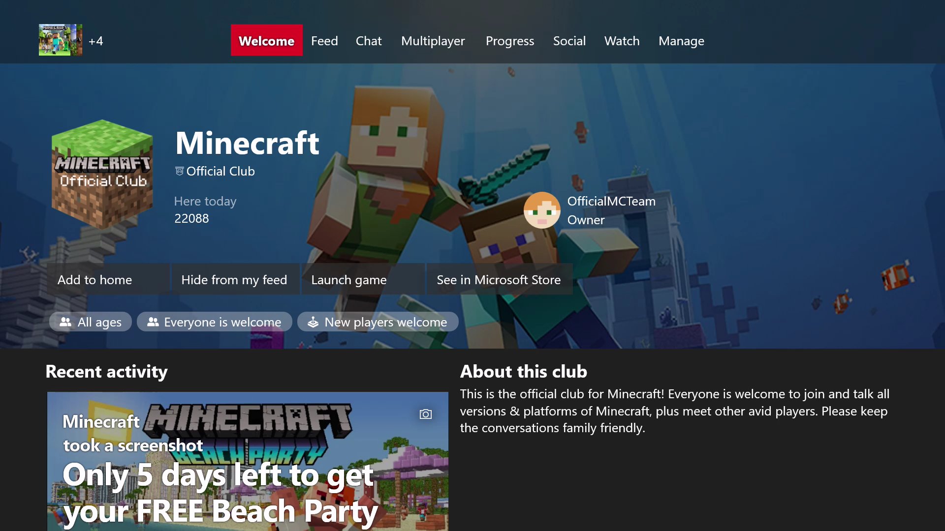 Welcome to the Minecraft Official Site