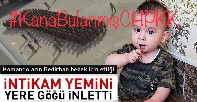 Yemin olsun ki intikamını alacağız.  Doğduklarına pişman edeceğiz 
#KanaBulanmışCHPKK  
@korkmazyusuf58 
@anadolu4871 
@_NurGnr_ 
@mehmetsalihsarc 
@furkiyasin