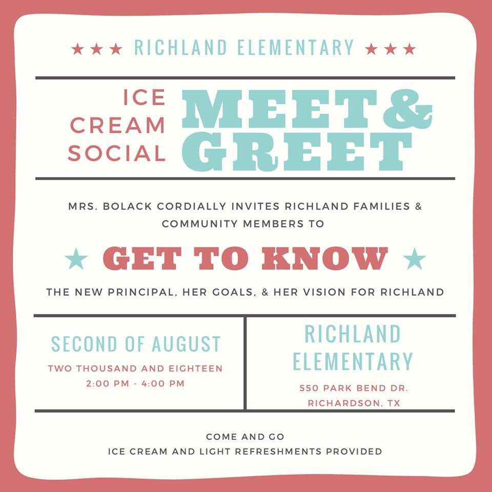 kinder_BOBCATS's tweet photo. Come out to RLE on Thursday to meet our wonderful new leader, Mrs. Bolack! #RLErocketsRock https://t.co/43wNF8BCw8
