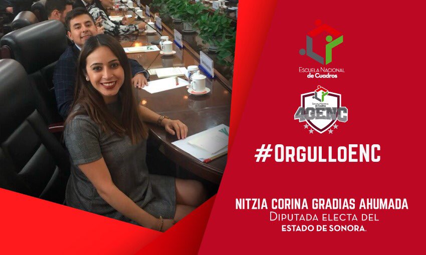 EC_IRH's tweet photo. Felicidades a @NitziaGradias, alumna de la #4GENC, por recibir su constancia como Diputada en el Congreso Local de Sonora. Tenemos la certeza de que realizará un excelente trabajo en beneficio de su estado.
¡Eres un #OrgulloENC! 👏🏼 https://t.co/hvQ09EuJz0