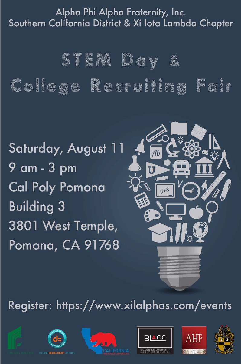 ImDonteMiller's tweet image. Students and families in Southern CA! Check out this free college fair with over 30 schools present! Brought to you by members of @apa1906NETwork . #GoToHighSchoolGoToCollege