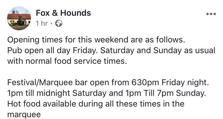 Fox & Hounds (@myfoxandhounds) on Twitter photo 